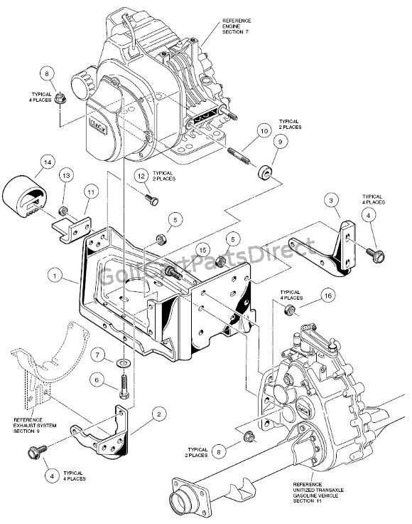 club car gas parts diagram