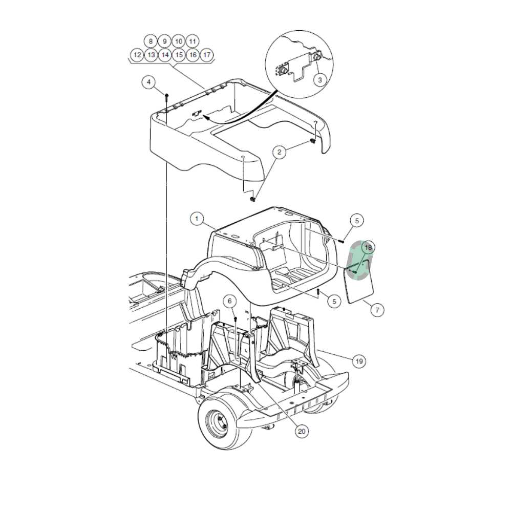 club car precedent parts diagram