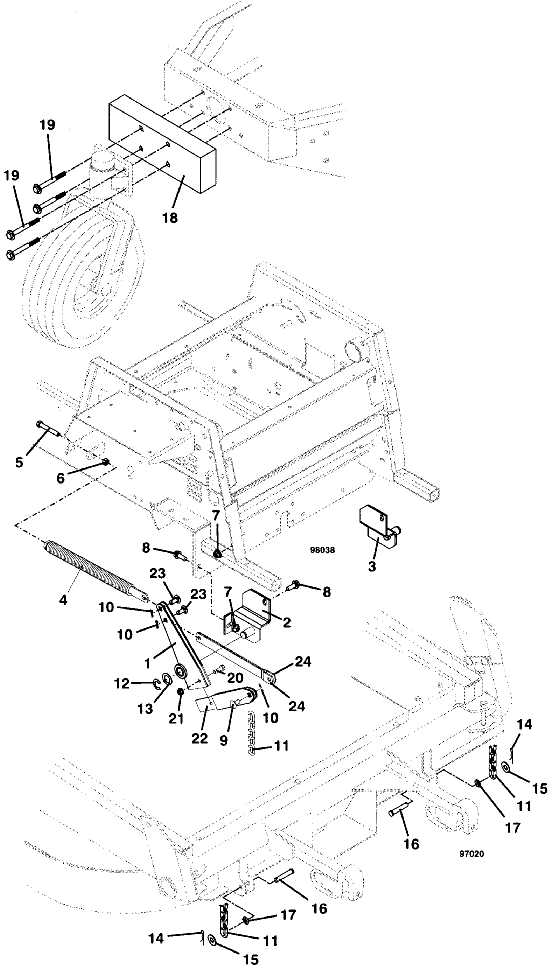 craftsman lawn sweeper parts diagram