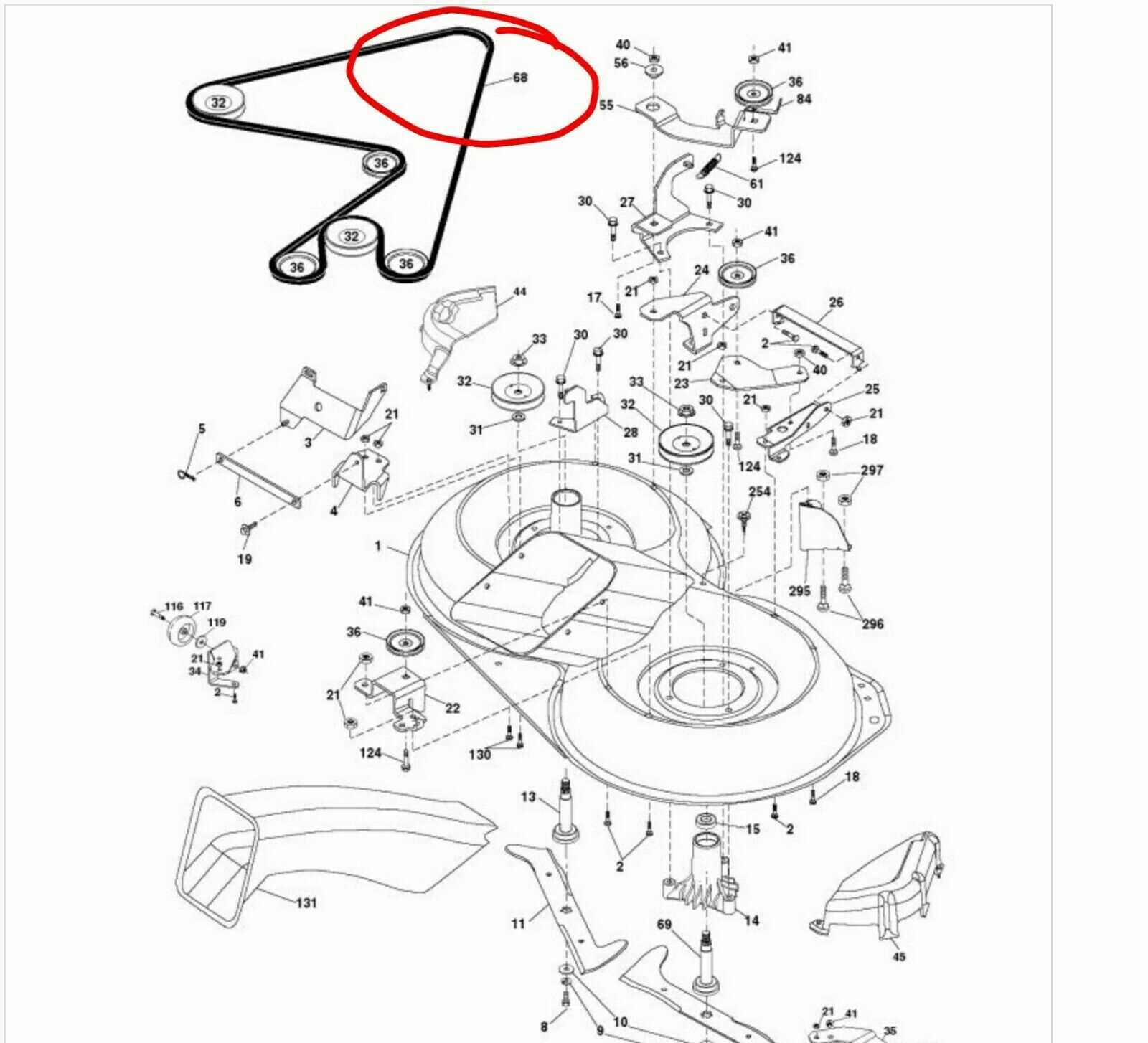 craftsman m230 parts diagram