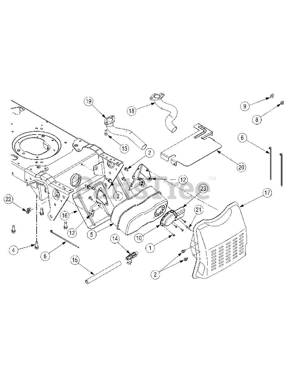 cub cadet gt1554 parts diagram