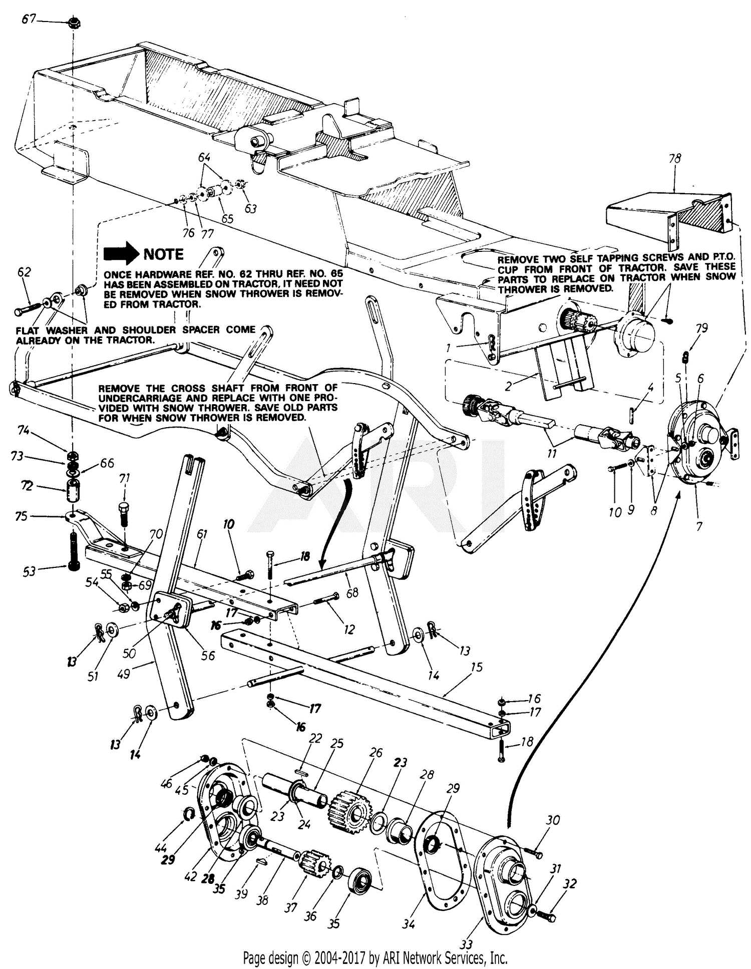 cub cadet snow blower parts diagram