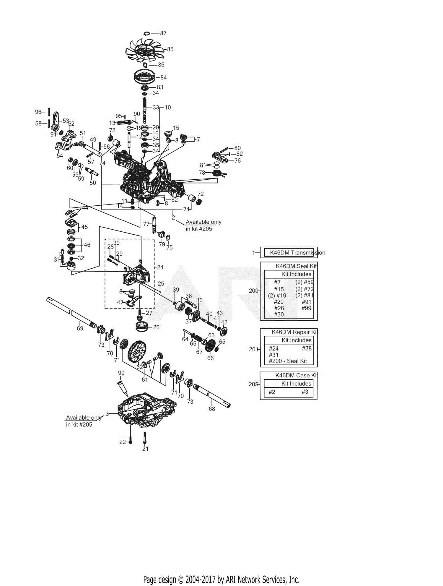 cub cadet xt1 42 parts diagram