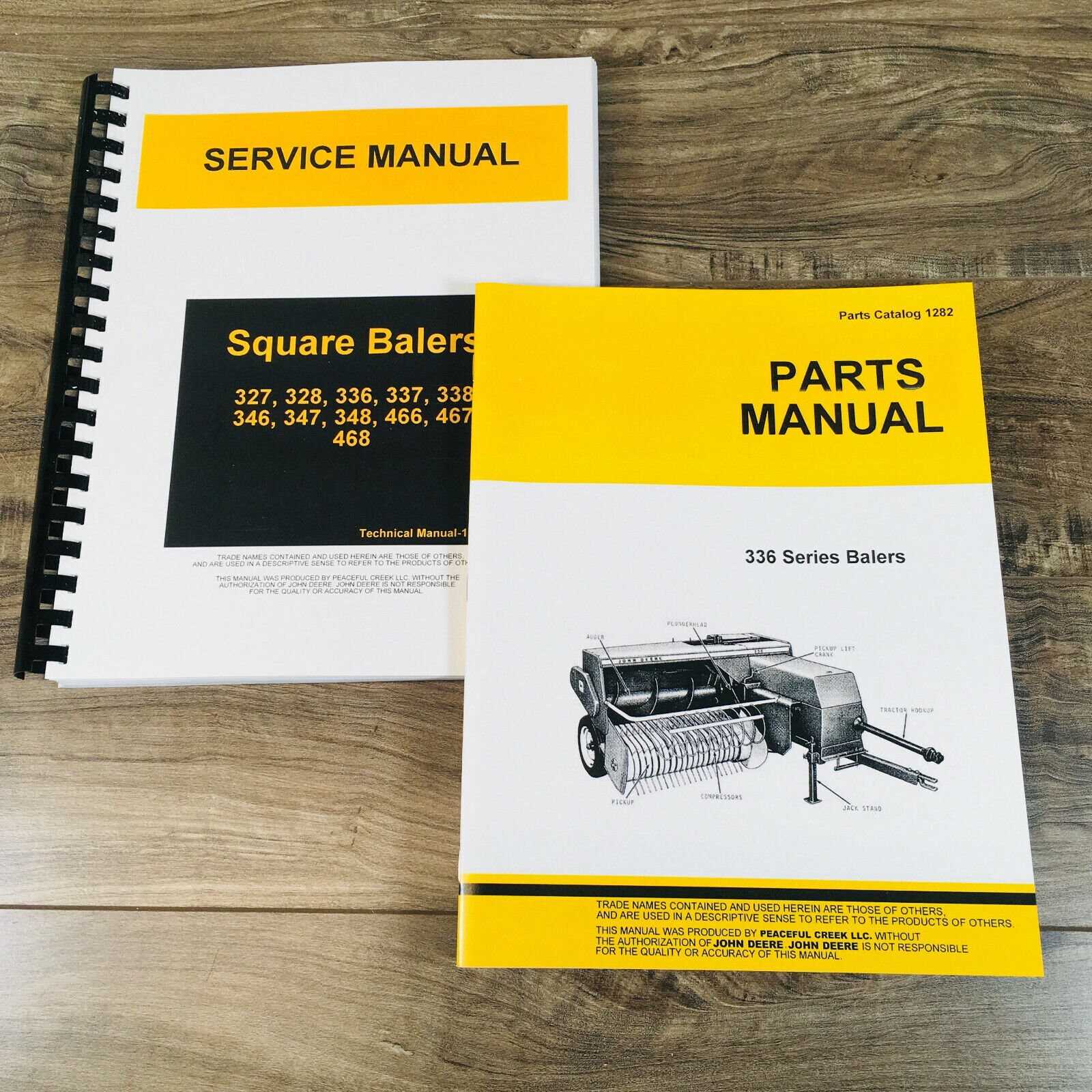 john deere 336 baler parts diagram