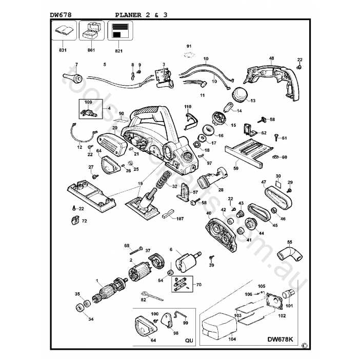 dewalt dw735 parts diagram