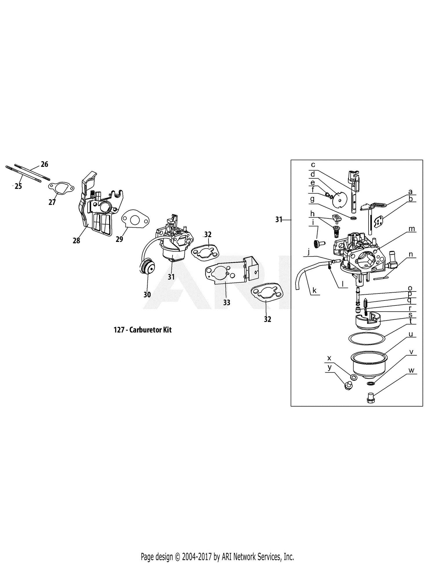 bolens lawn mower parts diagram