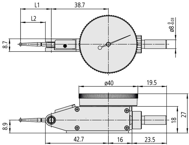 dial test indicator parts diagram