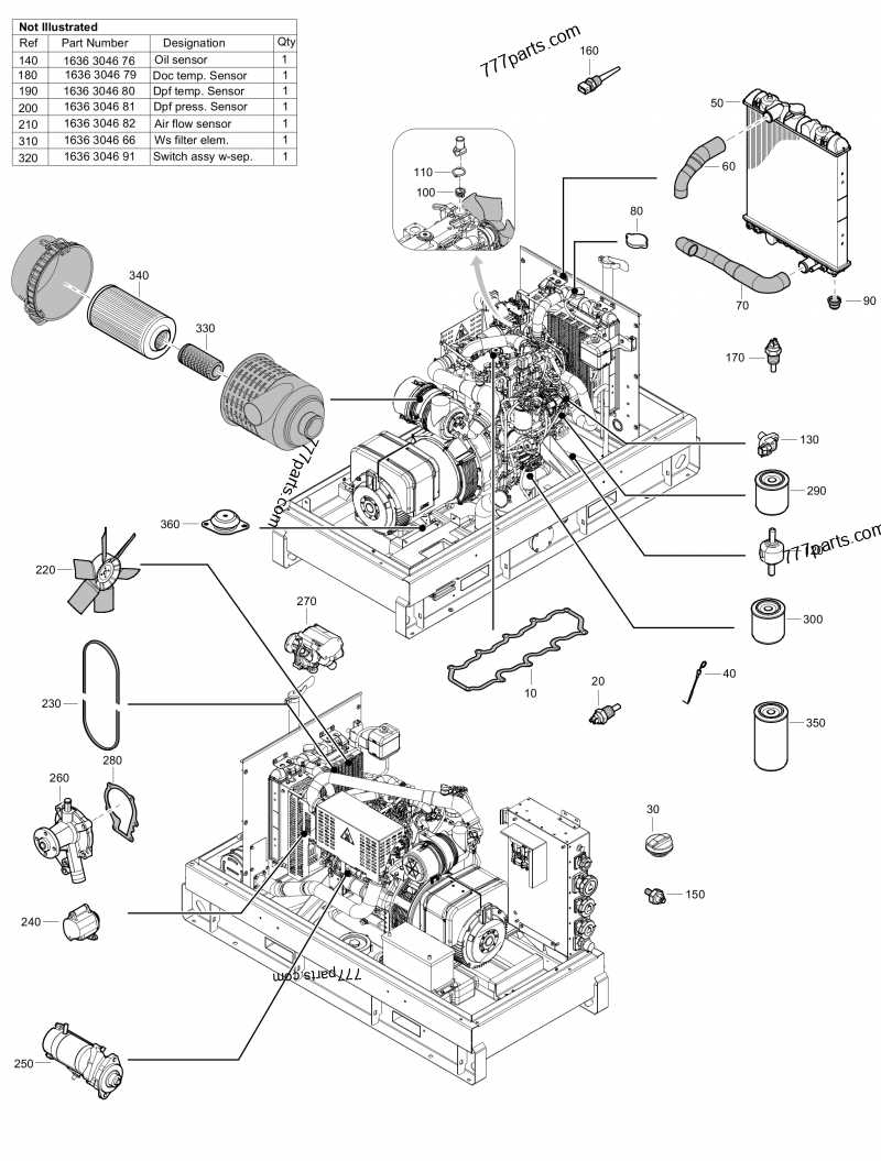 diesel engine parts diagram