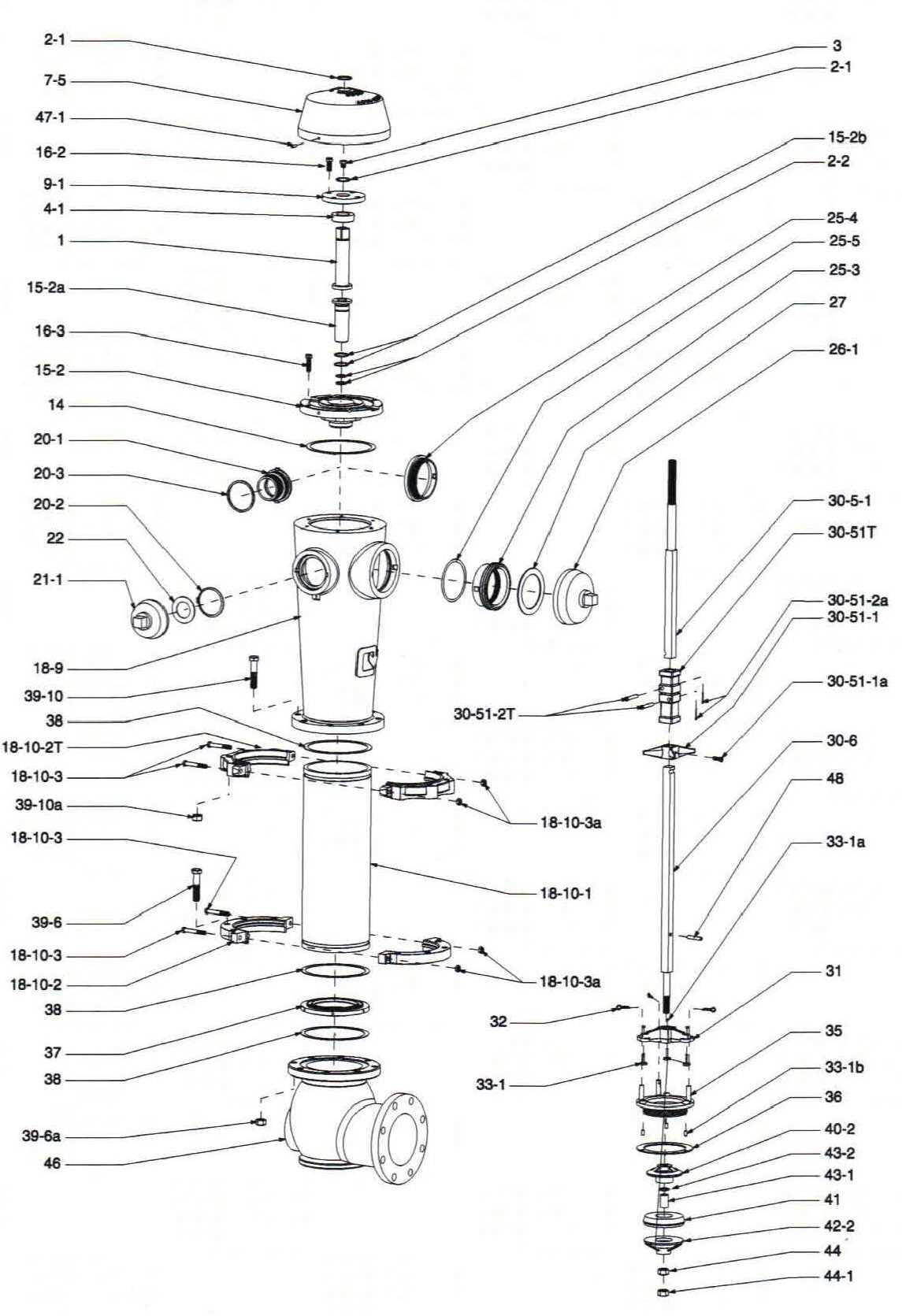 mueller fire hydrant parts diagram