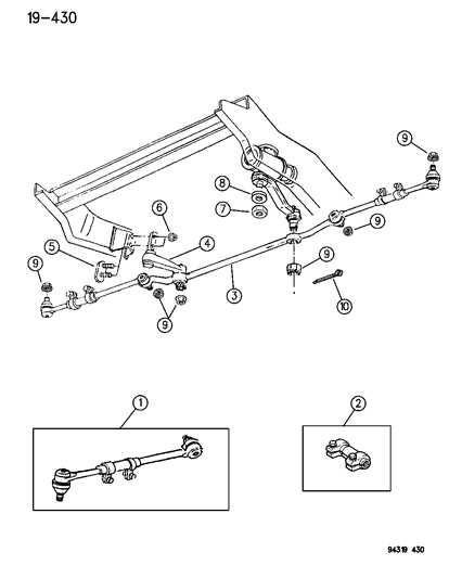 dodge ram 1500 4x4 front end parts diagram