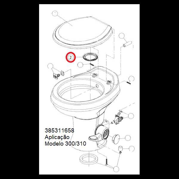 dometic 300 rv toilet parts diagram