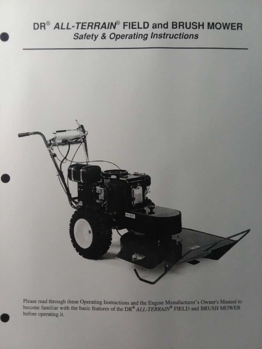 dr trimmer mower parts diagram