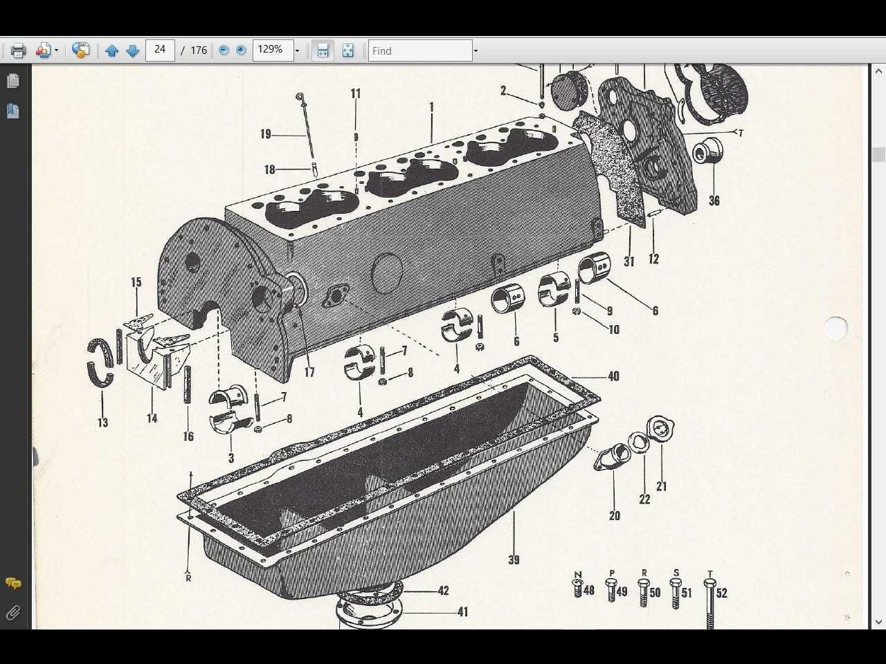 massey ferguson 135 parts diagram