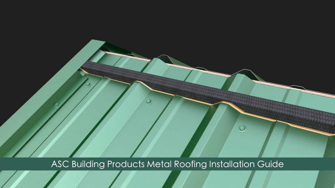 metal roof parts diagram