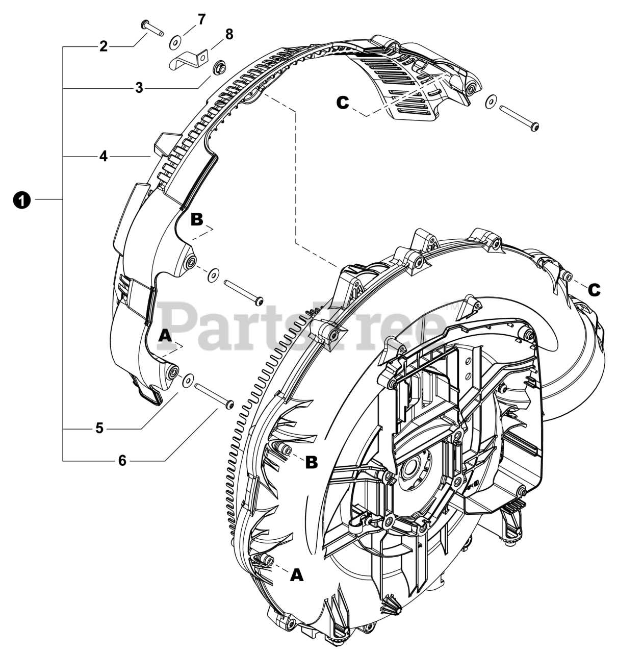 echo blower parts diagram