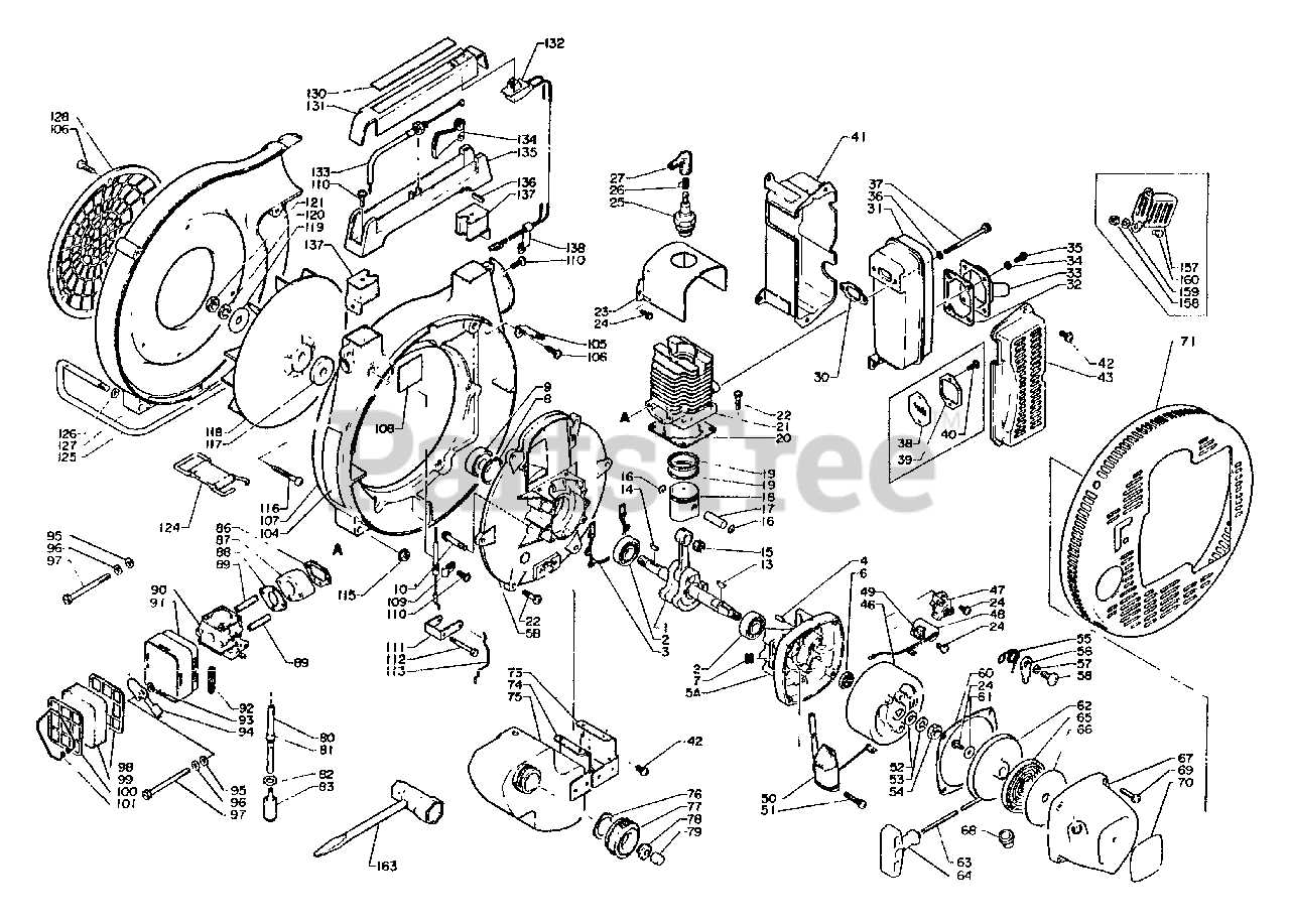 echo blower parts diagram