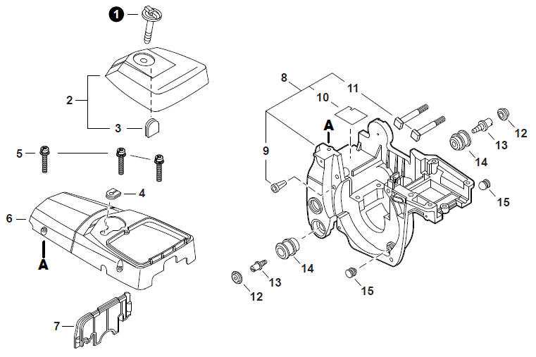 echo chainsaw parts diagram