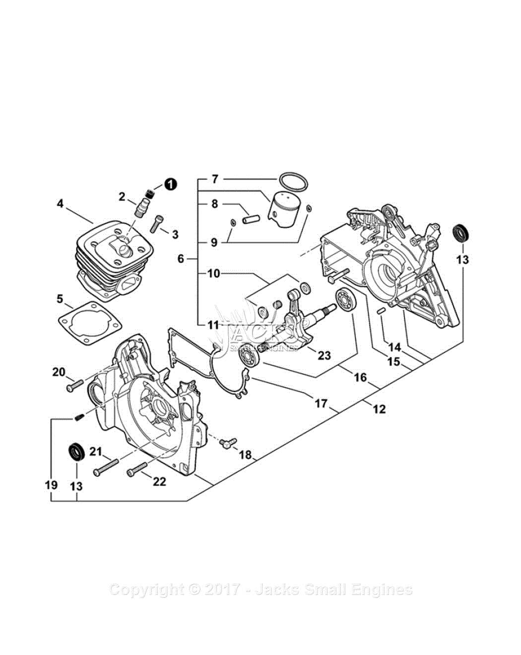 echo parts diagrams