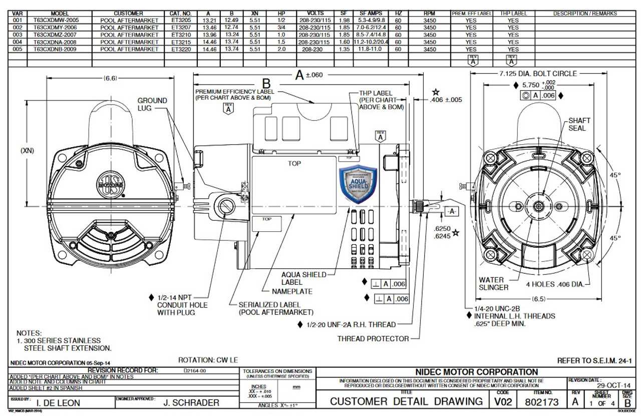 hayward pool pump motor parts diagram