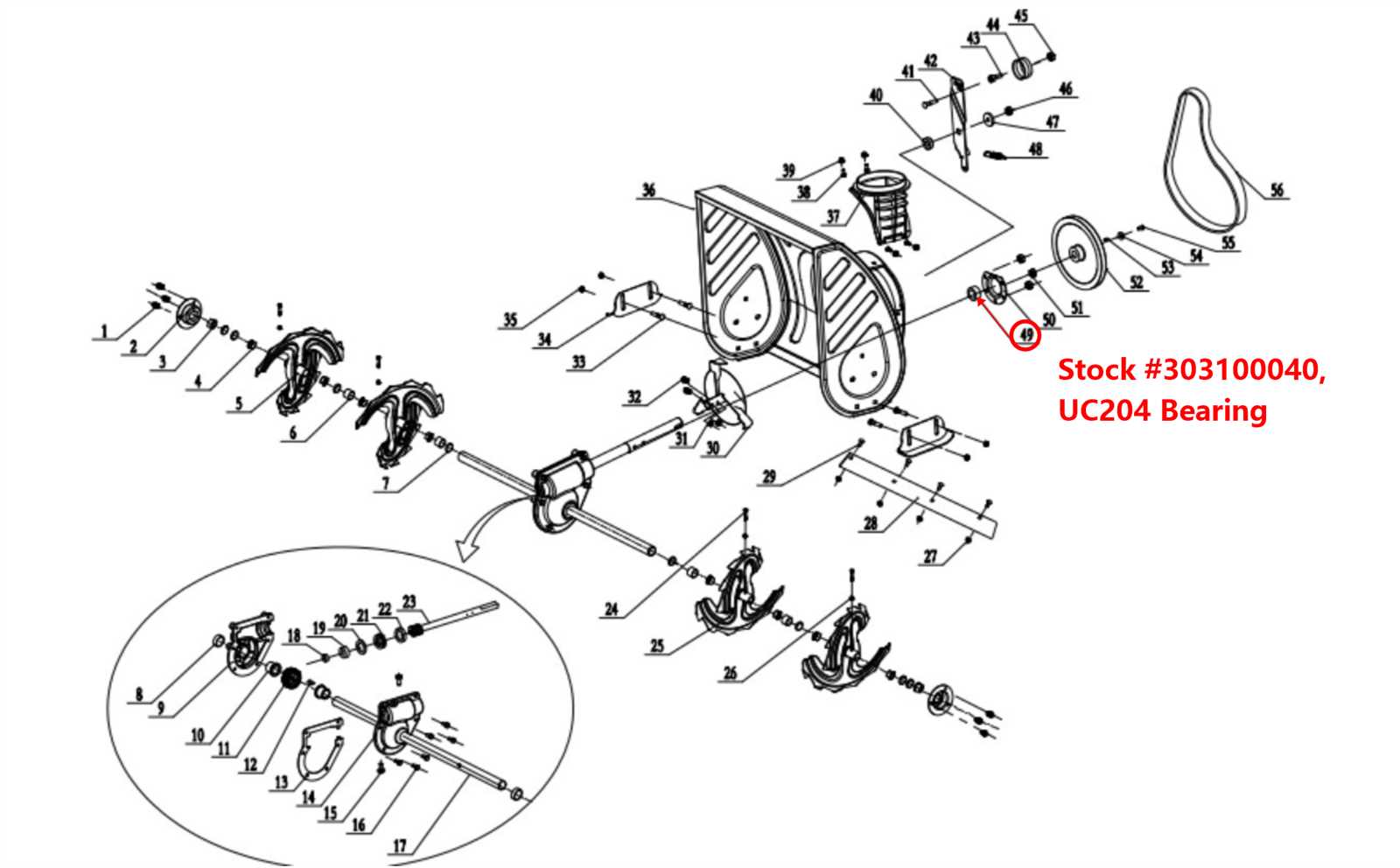 powersmart db7651 24 parts diagram