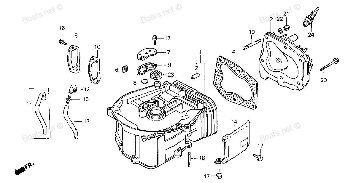 honda gxv160 parts diagram