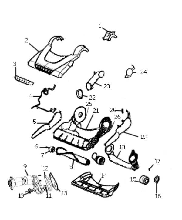 electrolux vacuum parts diagram