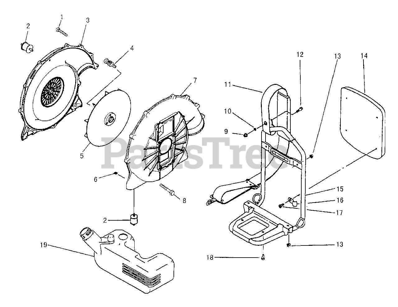 stihl br450 parts diagram