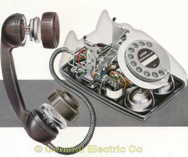 old telephone parts diagram