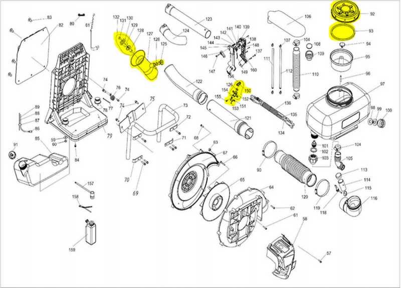 ryobi backpack blower parts diagram