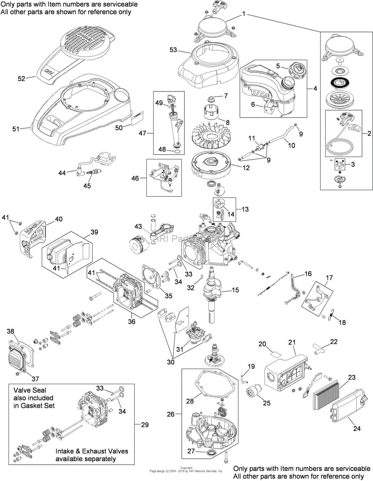 kohler sv735 parts diagram