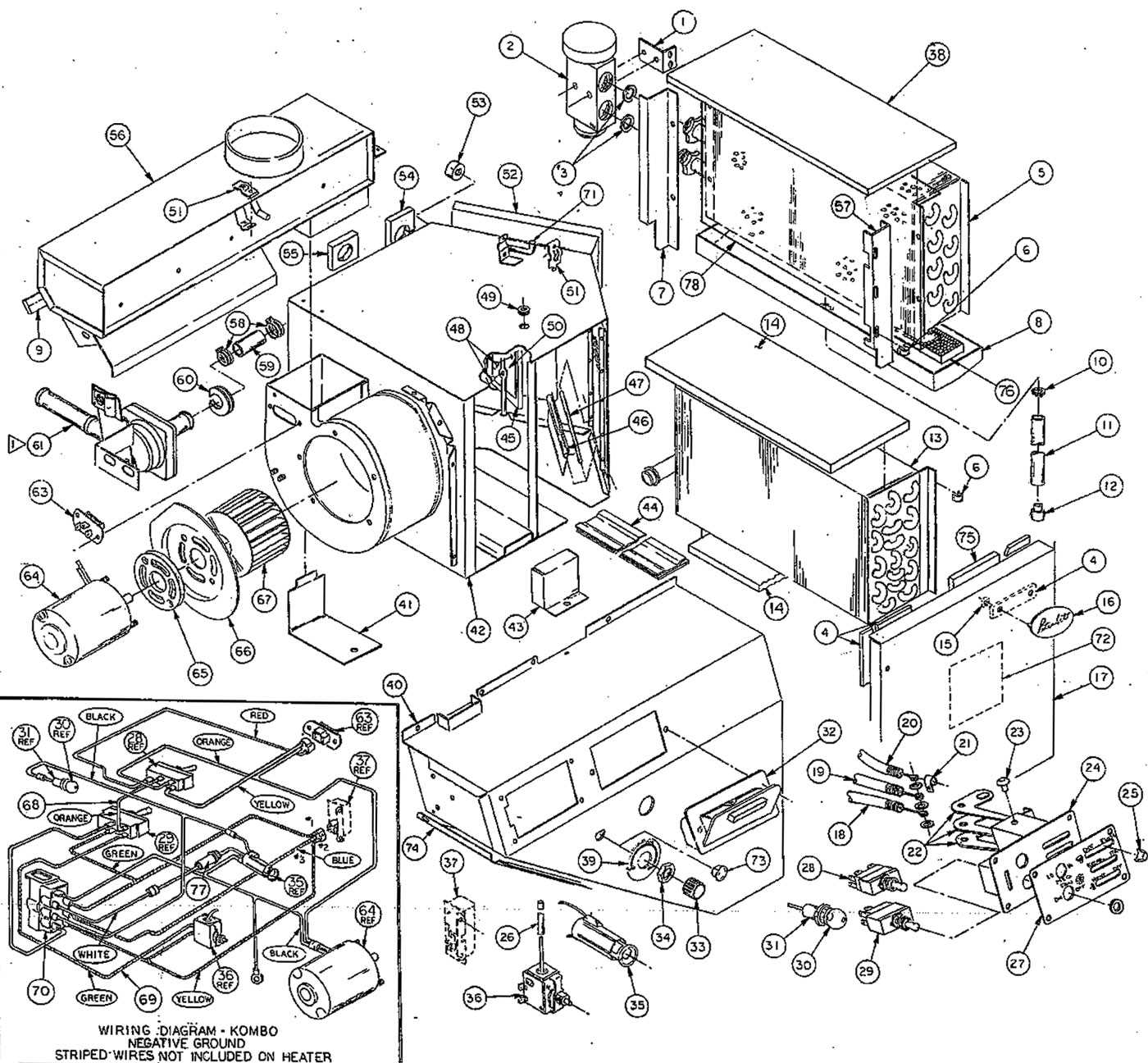 air handler parts diagram