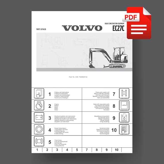 excavator parts diagram pdf