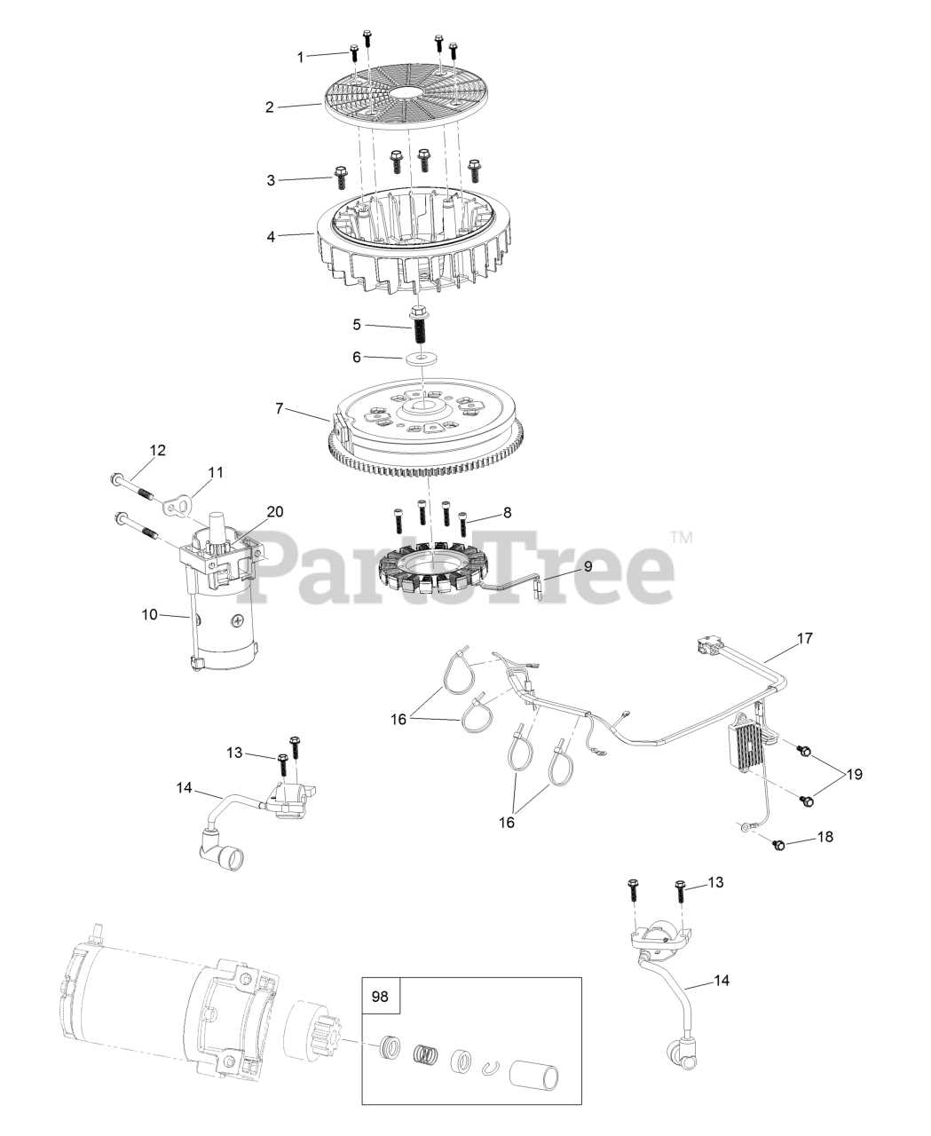 exmark mower parts diagram