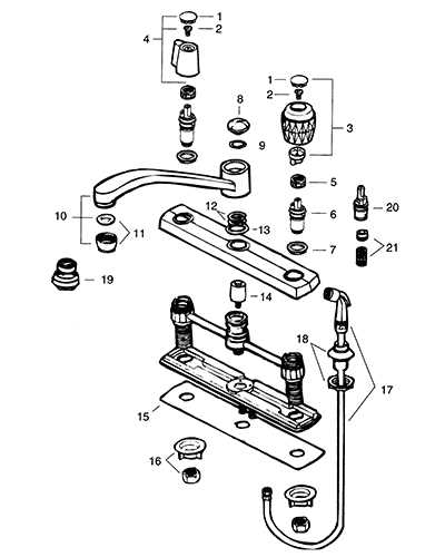 faucet part diagram