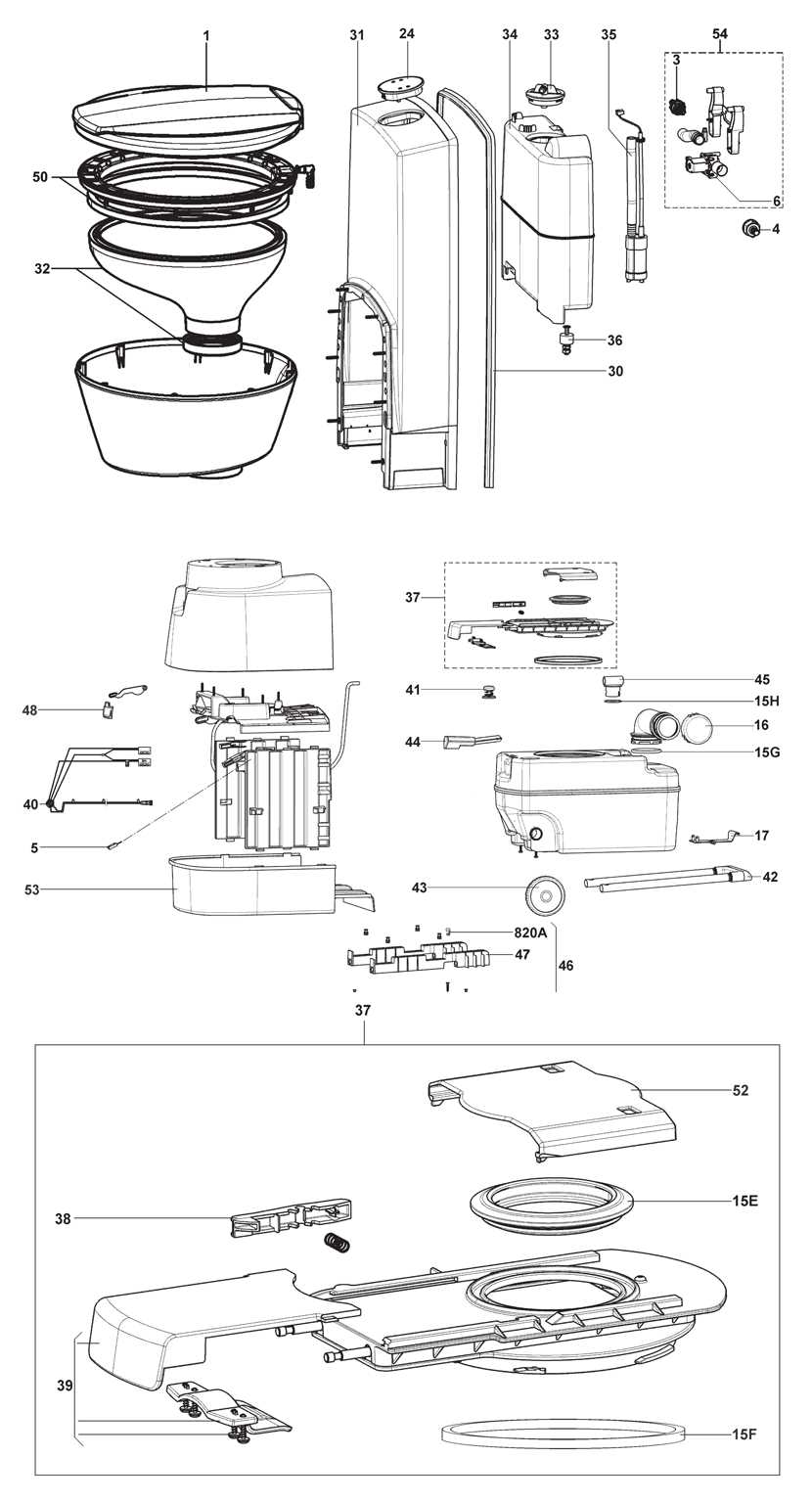 rv toilet parts diagram