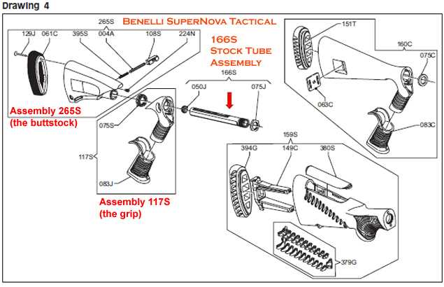 benelli m2 parts diagram