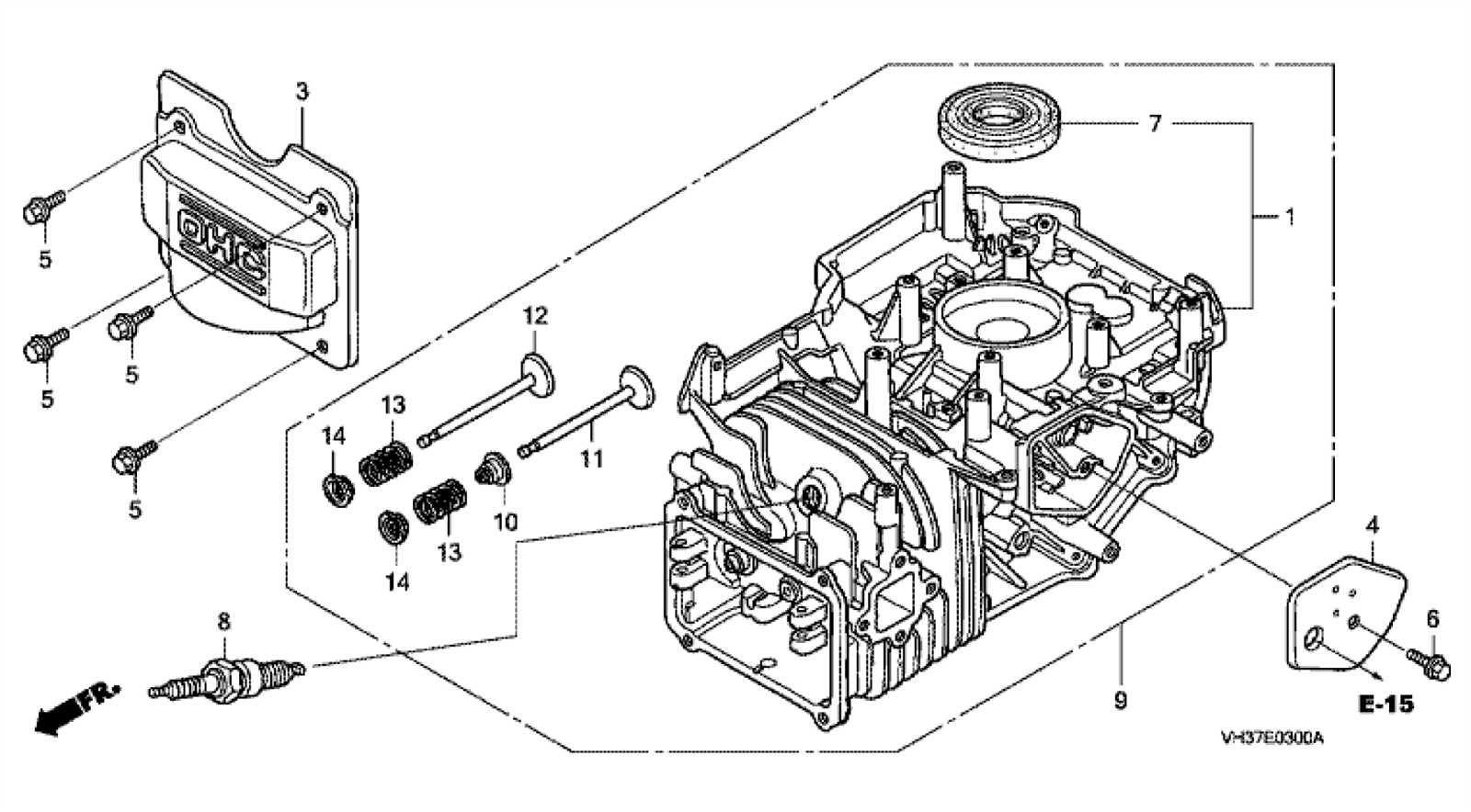 honda gcv160 parts diagram