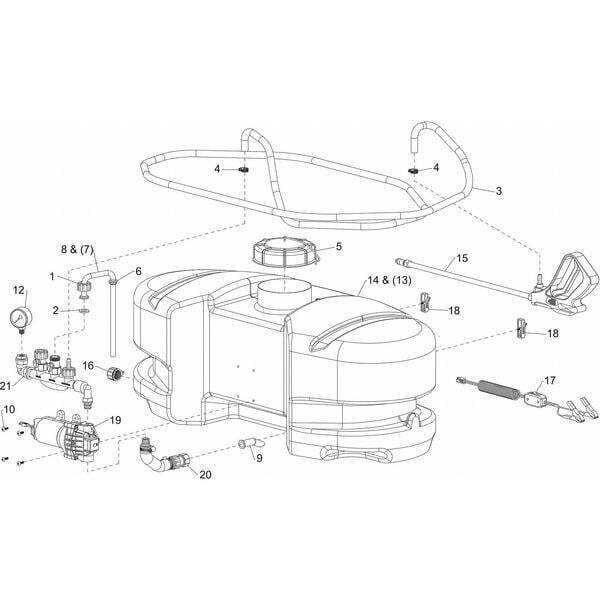 fimco 30 gallon trailer sprayer parts diagram