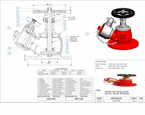 fire hydrant parts diagram