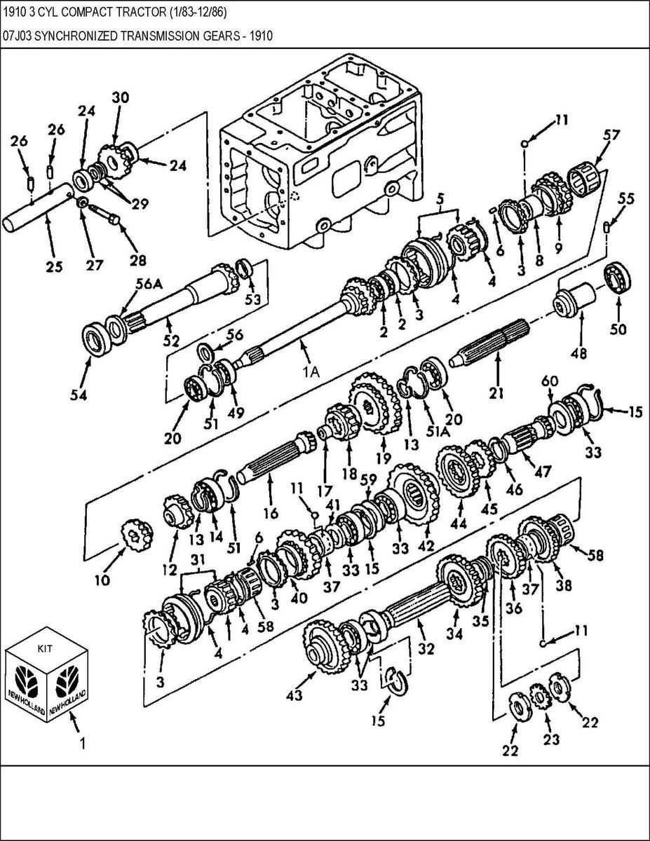 ford 1910 tractor parts diagram