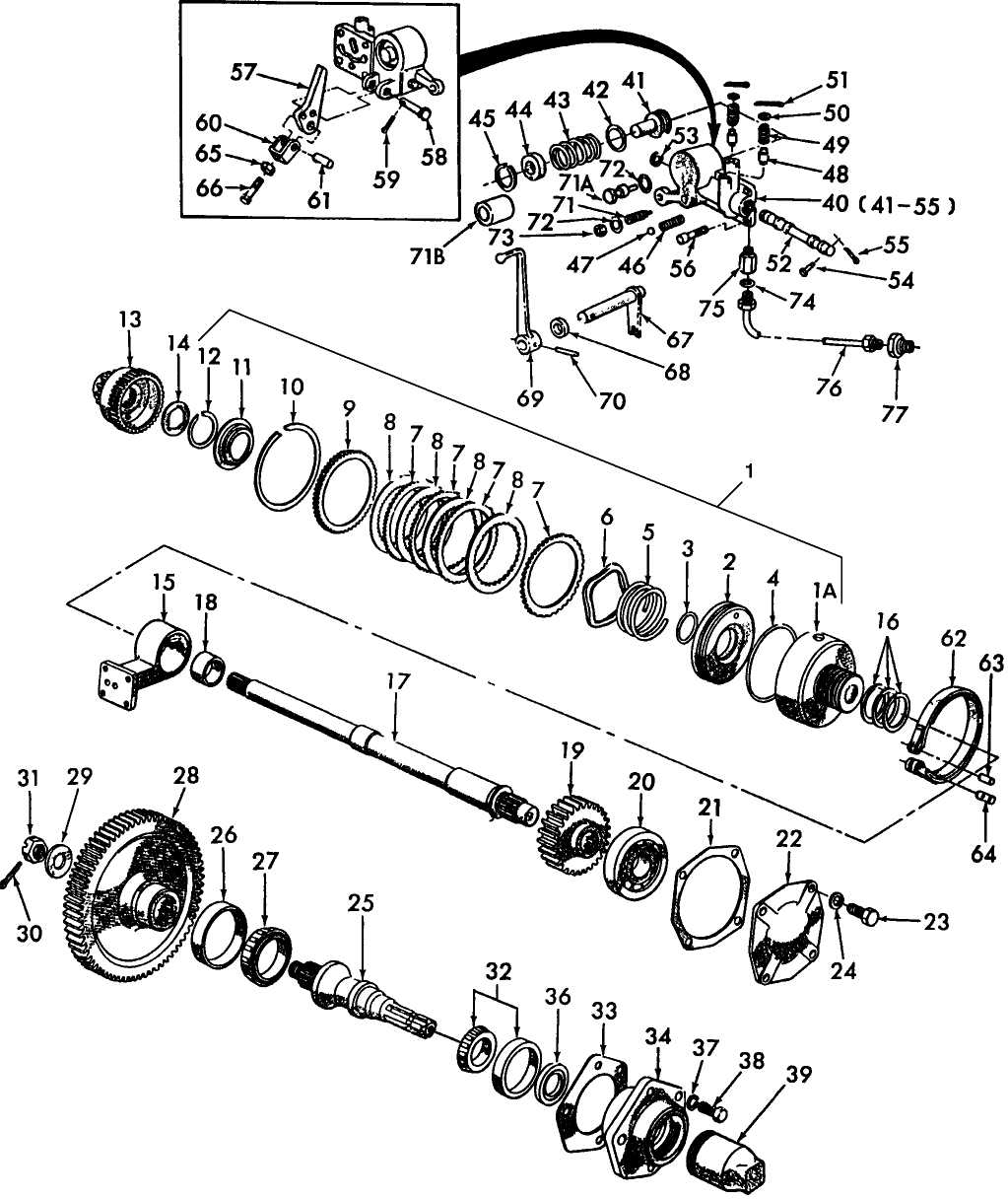 ford 4000 tractor parts diagram