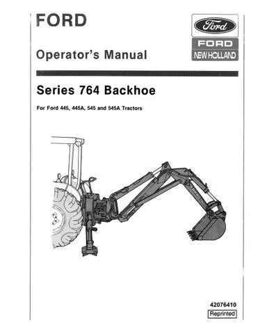 ford 4500 backhoe parts diagram