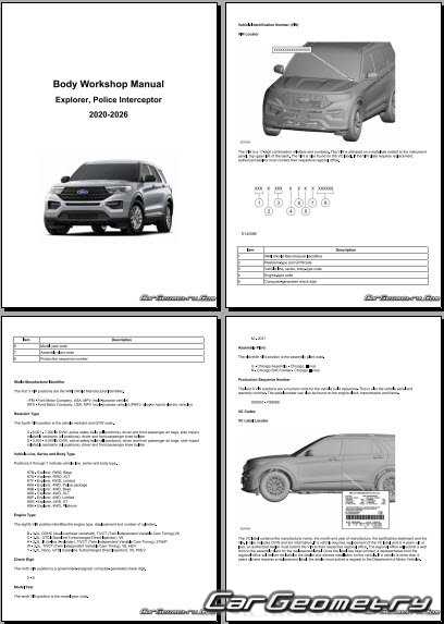 ford explorer body parts diagram