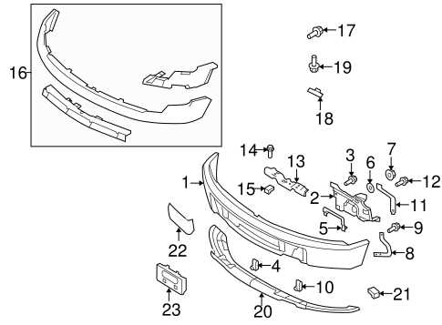 ford f150 front end body parts diagram