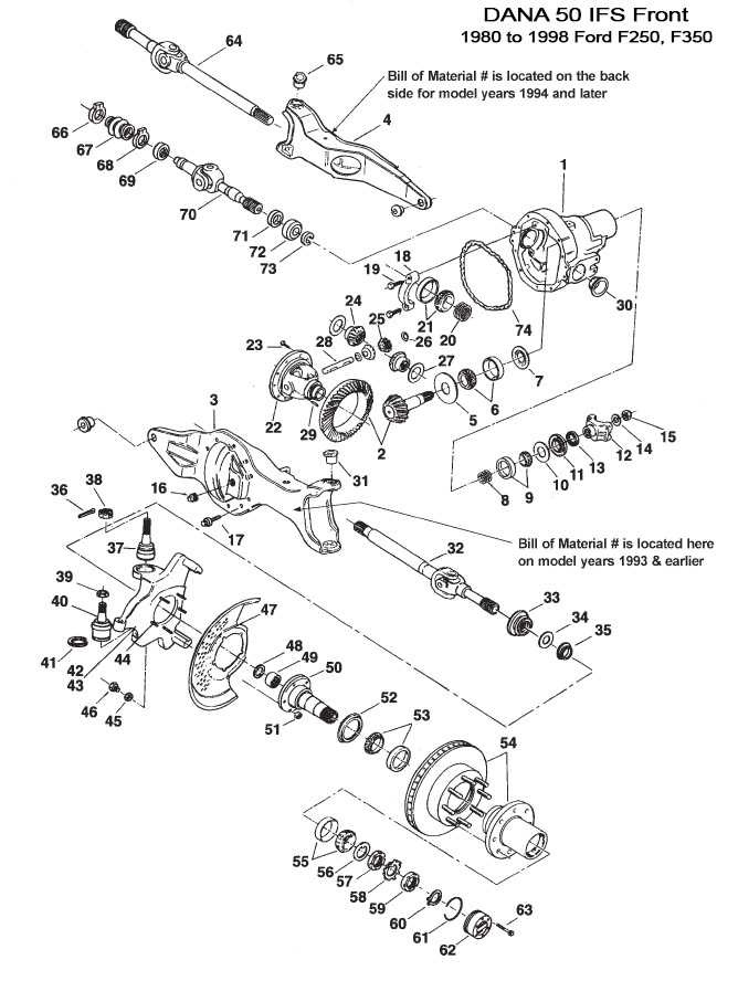 ford f250 parts diagram