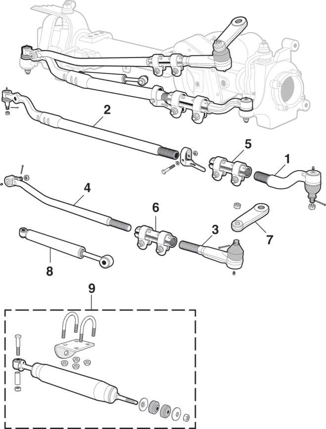 ford f350 front end parts diagram