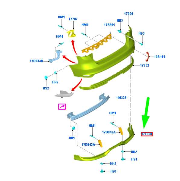 ford focus car parts diagram