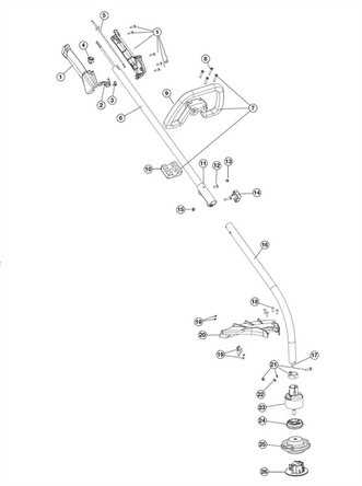 craftsman weedwacker 29cc 4 cycle parts diagram