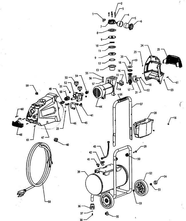 kobalt air compressor parts diagram