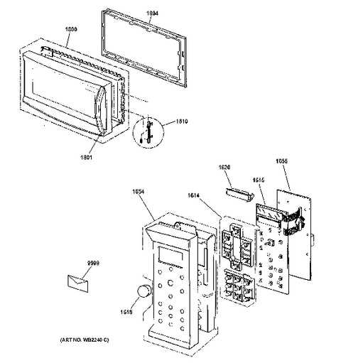 lg microwave parts diagram